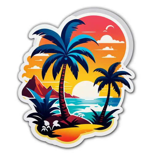 Sticker de un paisaje de Bahia