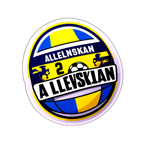 Allsvenskan Football Sticker