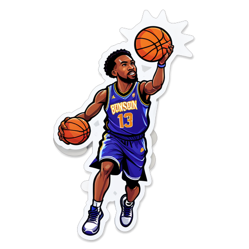 Brunson Basketball Achievement Sticker