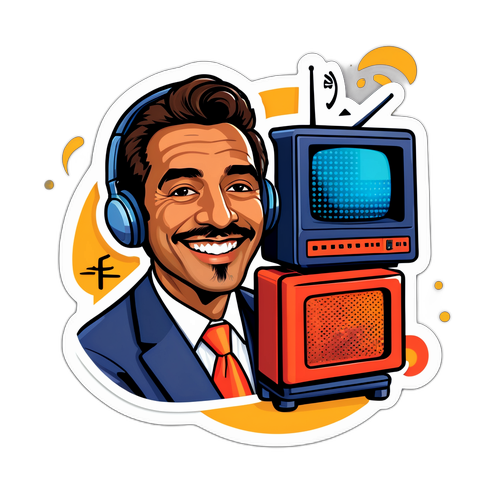 Adesivo de Maurício: Celebração da Comunicação