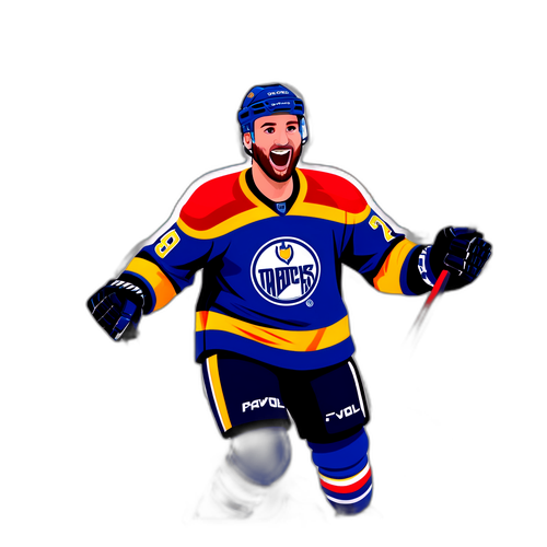 Joyful Hockey Victory Sticker