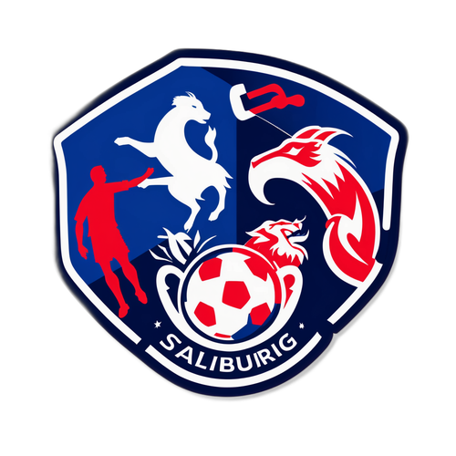 Samolepka pro zápas Lyon vs. RB Salzburg