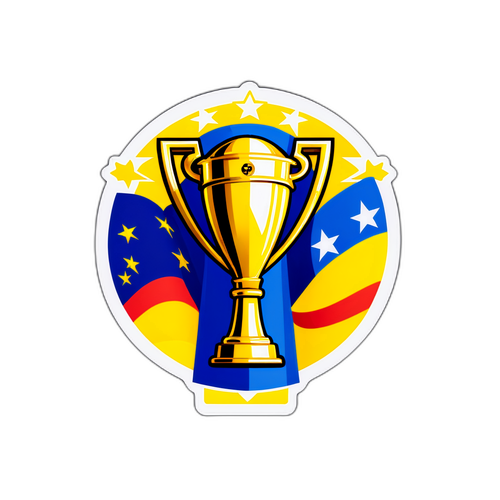 Fußball Europameisterschaft Aufkleber