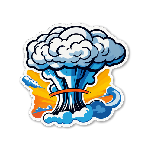 Explosion Graphic Sticker