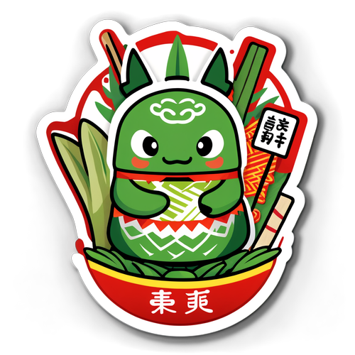 端午节传统习俗贴纸