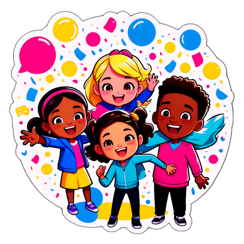 Дети поют и танцуют