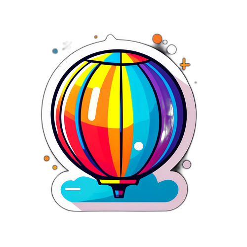 Adesivo Retro do Globo