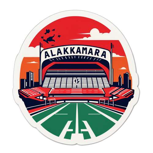 Nostalginen AZ Alkmaar -tarra