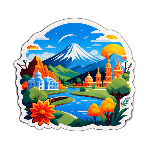 Стикер з пейзажами Фастова