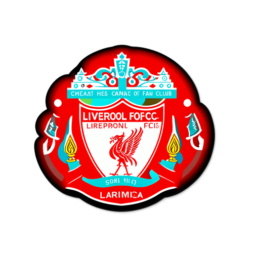 Vibrant Liverpool FC Fan Chant Sticker