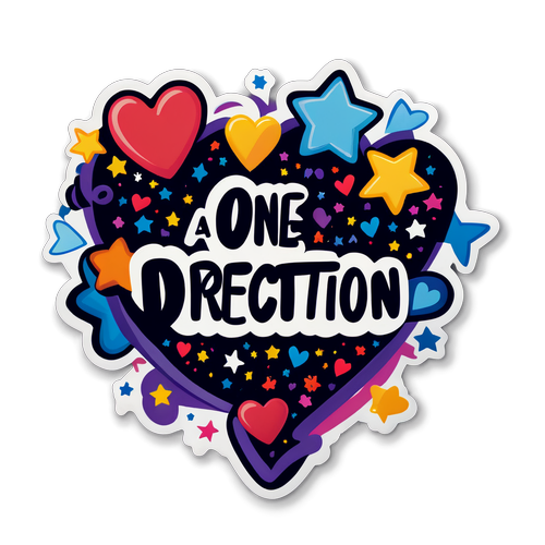 Die Bunte Magie von One Direction: Herzchen und Sterne um jeden Buchstaben!