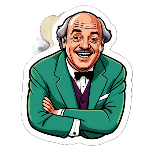 Adesivo Comico di Carlo Verdone