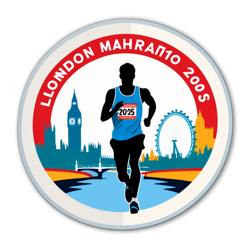 London Marathon 2025 Sticker