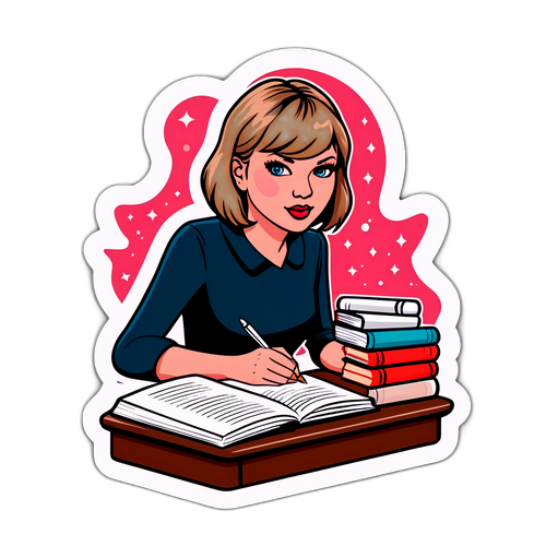 Autograful lui Taylor Swift la birou