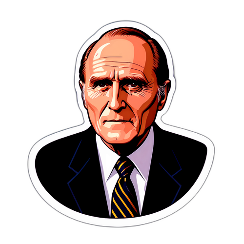 สติกเกอร์ที่มีโรเบิร์ต ดูวัลในภาพยนตร์ที่น่าจดจำ