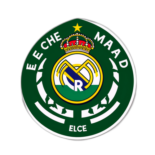 Minimalist Sticker til Elche - Real Madrid