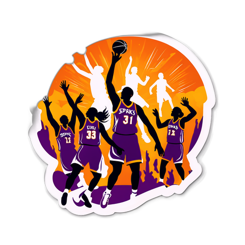 Dynamic na Sticker ng Labanan ng Mystics at Sparks