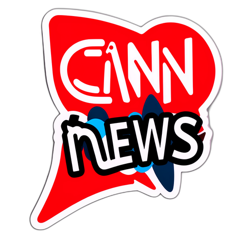 Samolepka s logem CNN Prima News