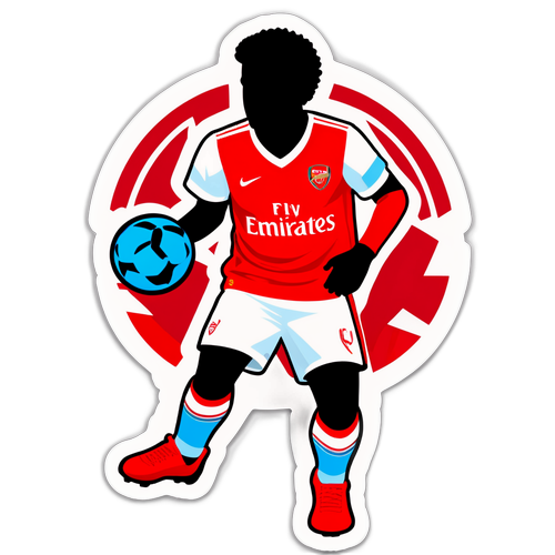 Nhãn dán tùy chỉnh cầu thủ Arsenal