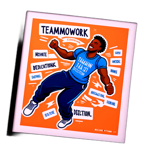 Michael Pittman Jr. Inspirational Sticker