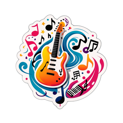 Sticker Chủ Đề Âm Nhạc