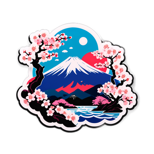 日本の伝説をテーマにしたステッカー