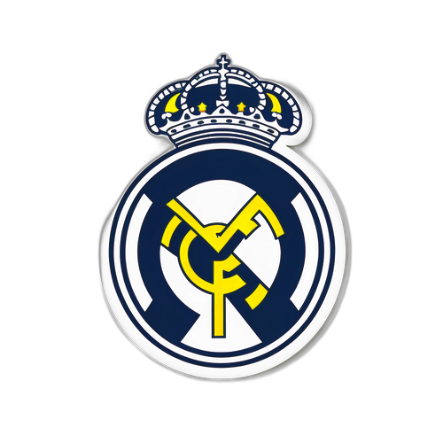 Stiker Pemimpin Real Madrid yang Bergaya