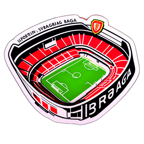 Representasi Stadion Sporting Braga yang Penuh dengan Pendukung