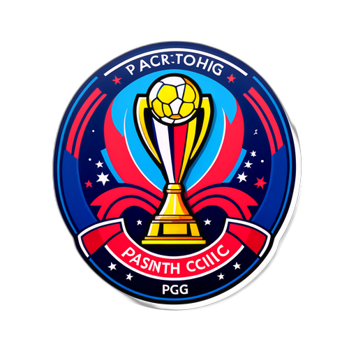 PSG의 트로피 우승 순간 기념 스티커