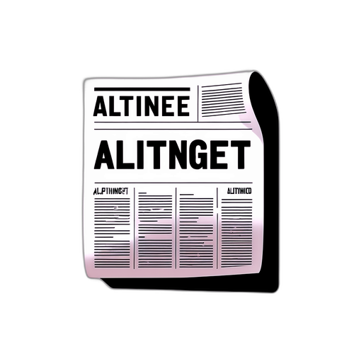 Minimalist avisopplag med 'Altinget' overskrift