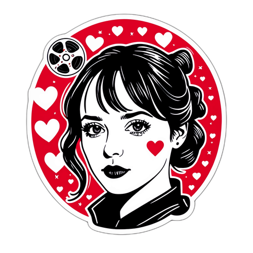 Stiliseret silhuet af Dakota Johnson