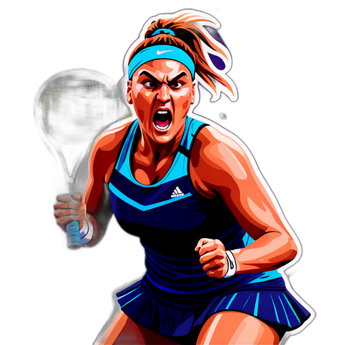 Isang Matapang at Makapangyarihang Imahe ni Aryna Sabalenka sa Tennis