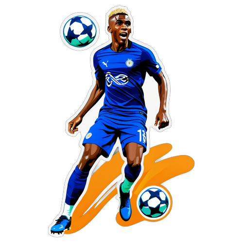 Victor Osimhen Aksiyon Stickerı