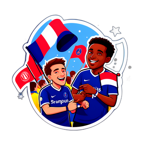 Fansen under Strasbourg vs PSG-kampen