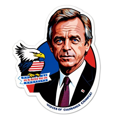 An Eye-Catching Sticker of RFK Jr.