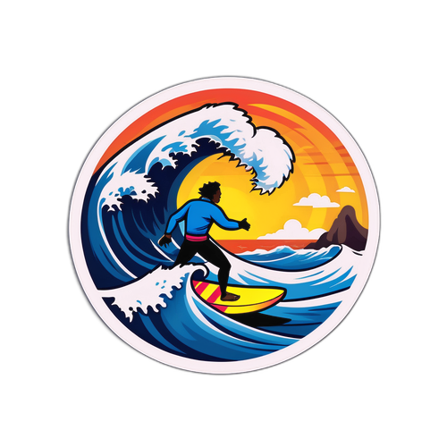 Sticker ng Tropikal na Siklo