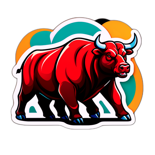 डाउ जोन्स इंडेक्स के लिए आधुनिक कला में बैल और भालू