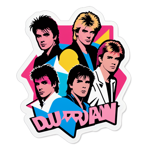 Nostalginen Duran Duran -tarra