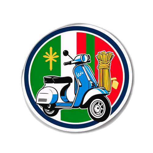 Stiker Bertema Serie A Bergaya