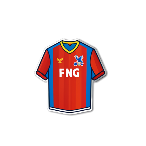 Sticker design inspireret af Crystal Palace og Nottingham Forest
