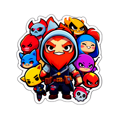 Riot Oyun Karakterleri Sticker