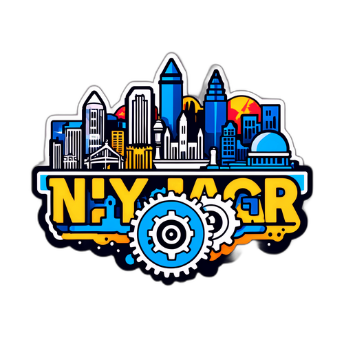 Sticker med texten 'nya lagar'