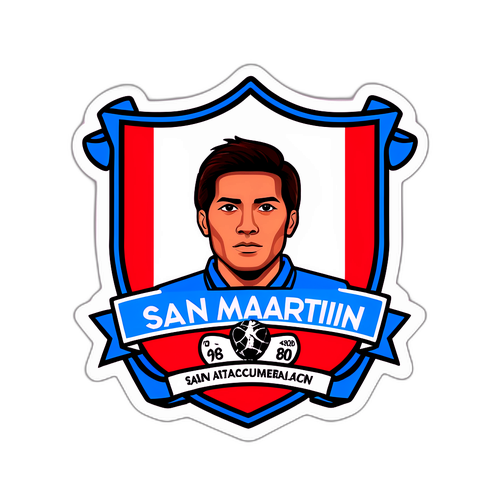 Diseño conmemorativo San Martín - Atlanta