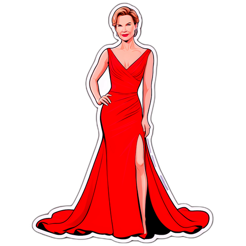 Zjawiskowa Renée Zellweger w eleganckiej wieczorowej sukni