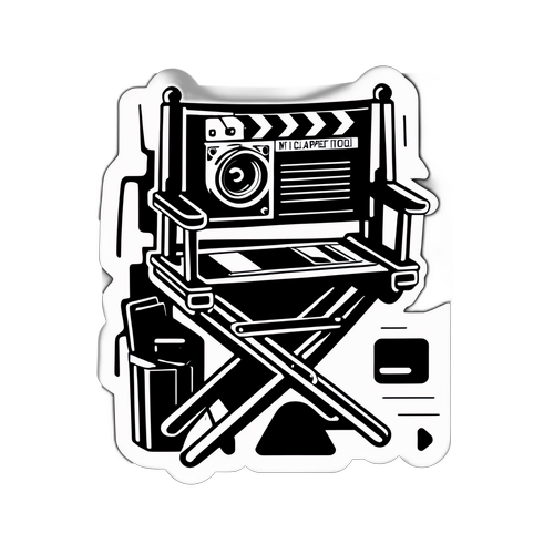 Adesivo Minimalista per Kathryn Bigelow