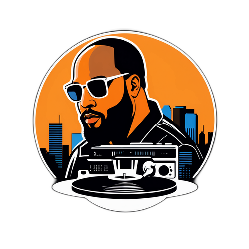 Retro Silhouette av Suge Knight