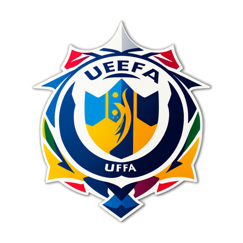 UEFA logó modern dizájnban