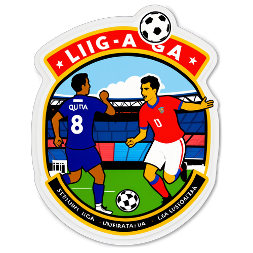 Sticker de Liga Deportiva Universitaria de Quito en Acción