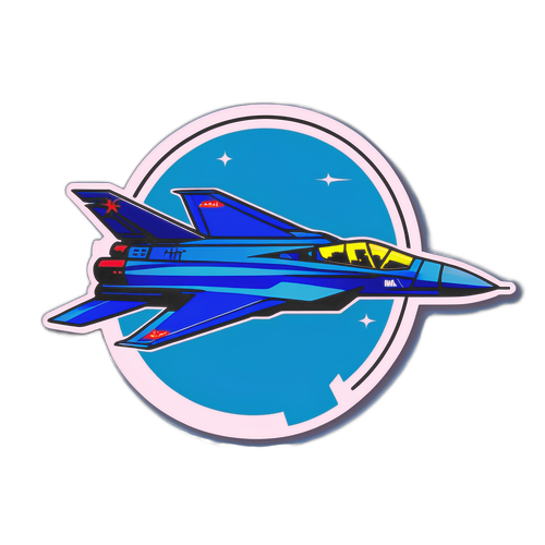 Futuristisk MIG-31 Sticker