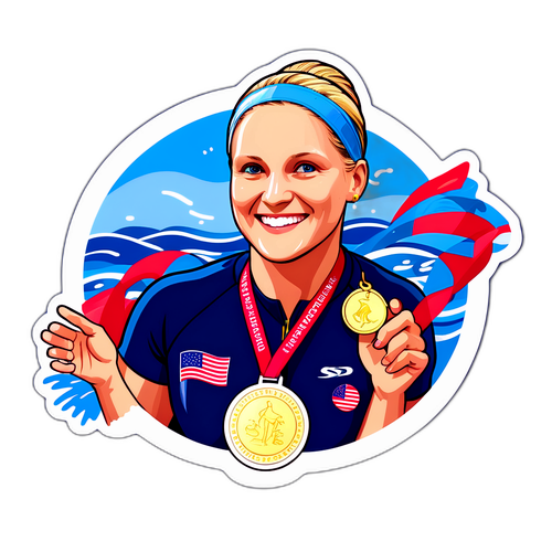 Svømmer Medaljesymbolik